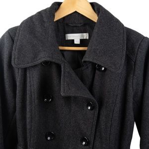 New York & Company | Dark Gray Peacoat | Small